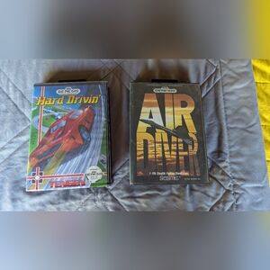 Genesis Hard Drivin' and Air Diver Games